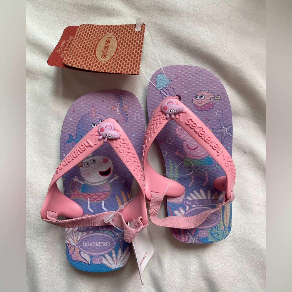 Havaianas Kids Pink Flip Flops